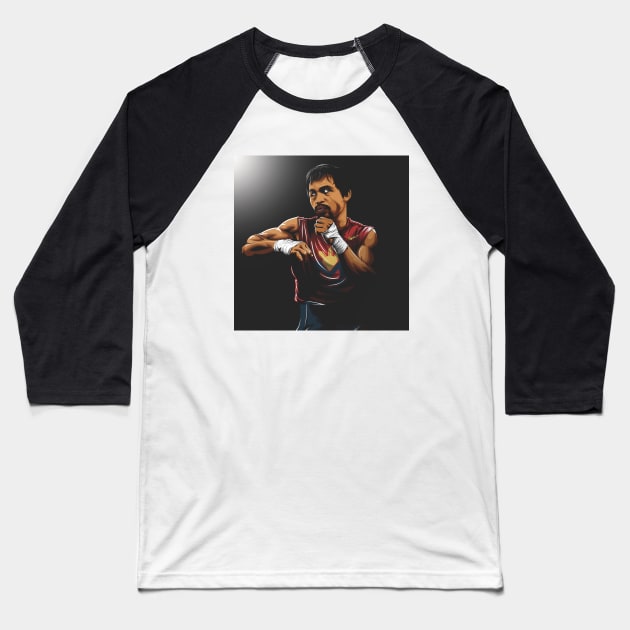 Manny Pacquiao Baseball T-Shirt by Sgt_Ringo